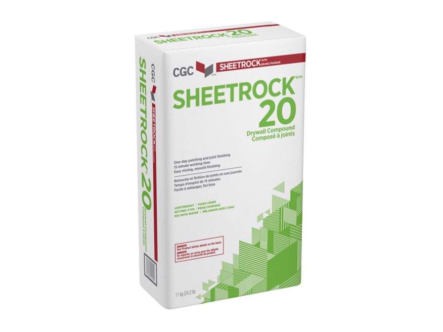 CGC Sheetrock Brand 20 Setting Type Drywall Compound