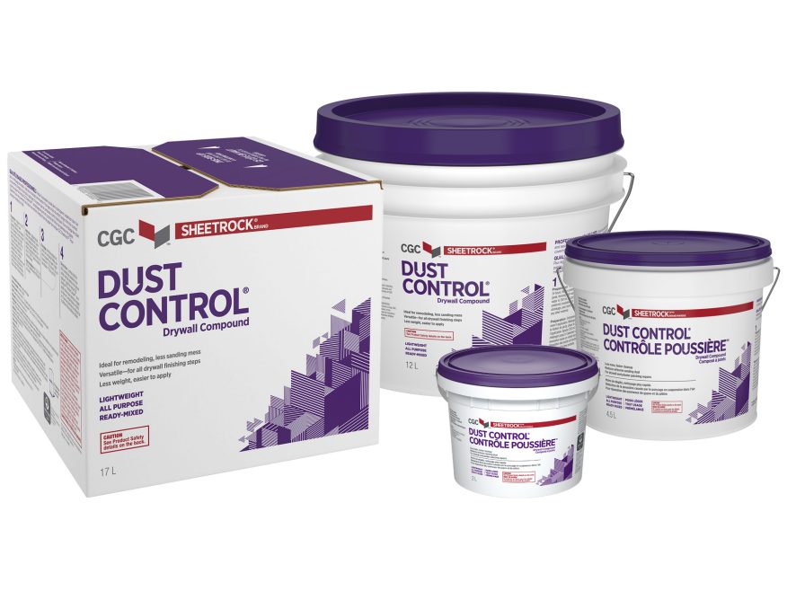 Drywall sanding on sale dust control