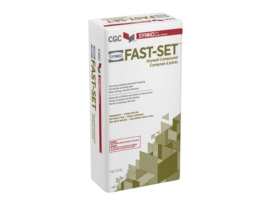 Fast set store drywall joint compound