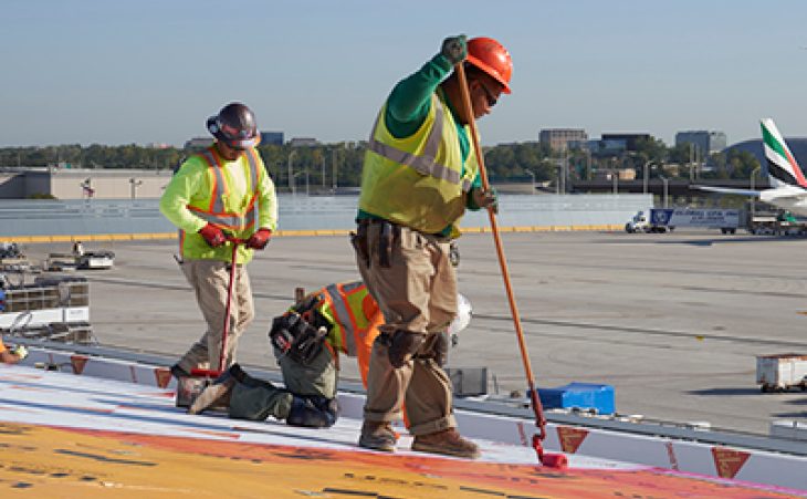 Go ahead, put Securock® Brand Gypsum-Fiber Roof Board to the test. 