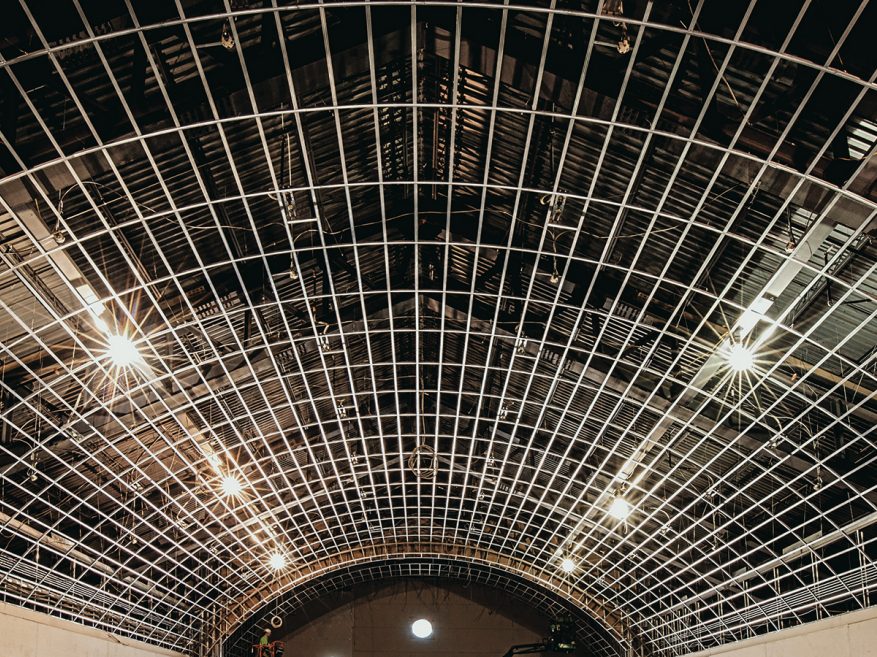 drywall barrel vault detail