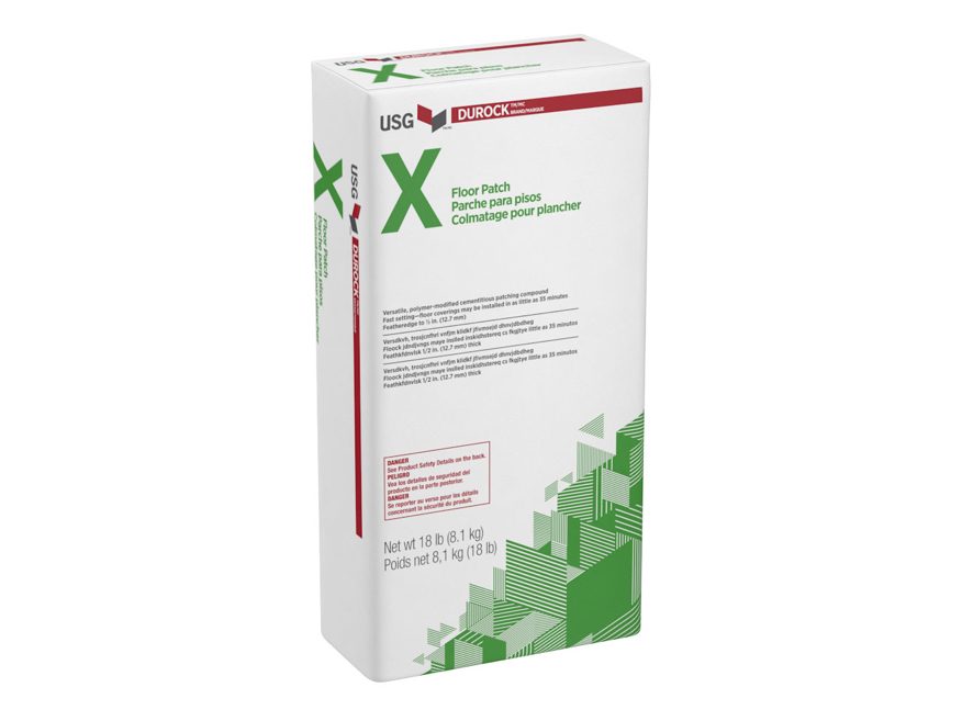 Durock Brand X Floor Patch Usg