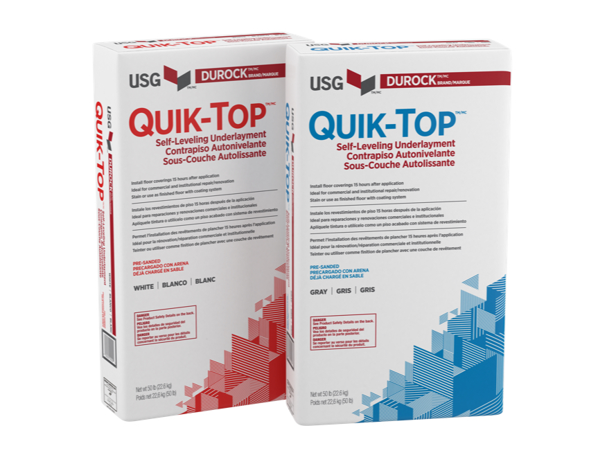 Durock™ Brand QuikTop™ SelfLeveling Underlayment USG