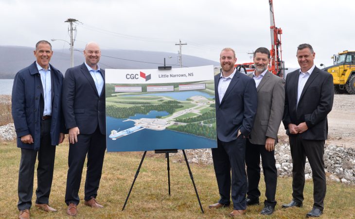CGC announces $104 million investment to re-launch state-of-the-art gypsum quarry in Nova Scotia
