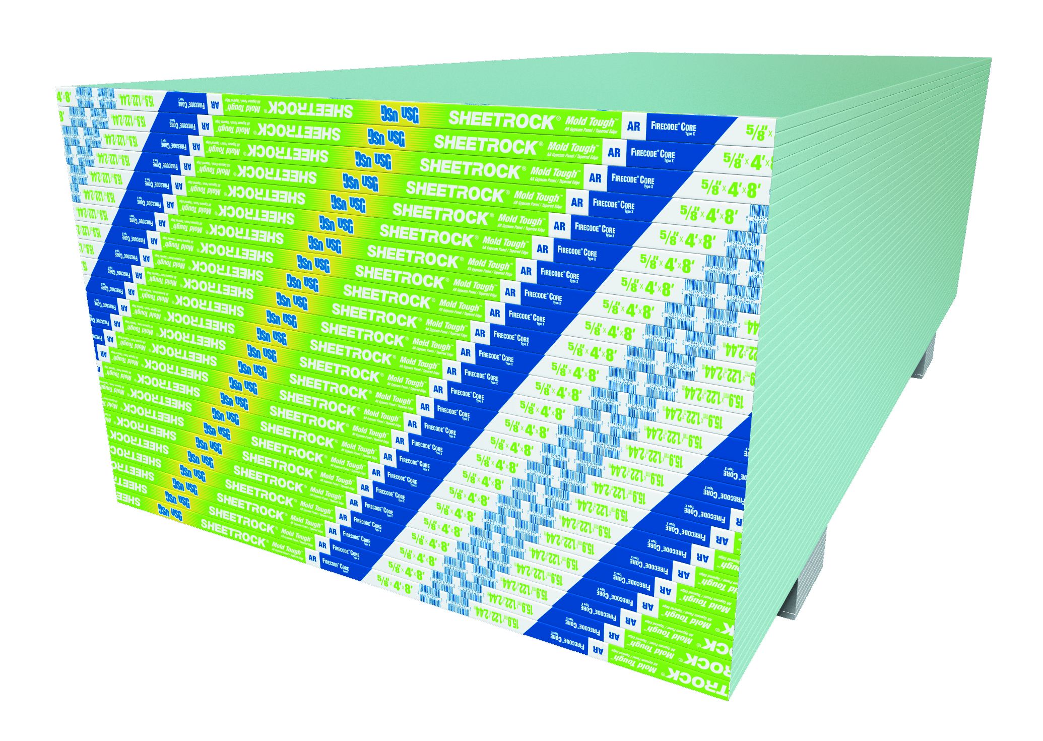 Sheetrock® Brand Mold Tough® AR Firecode® X Panels