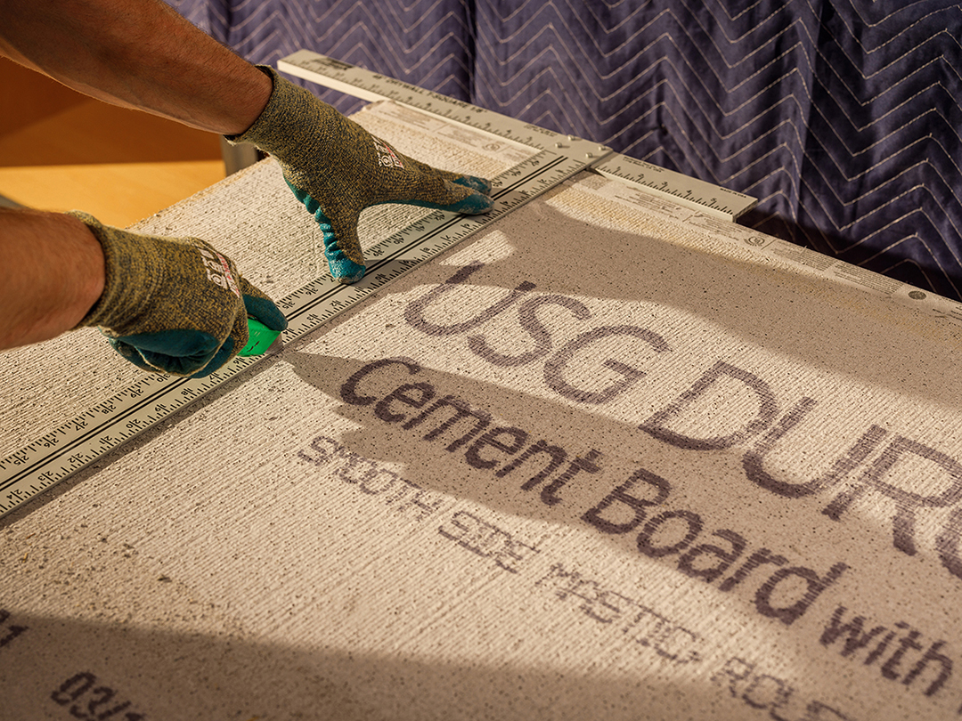 Durock® Brand Cement Board with EdgeGuard™ USG