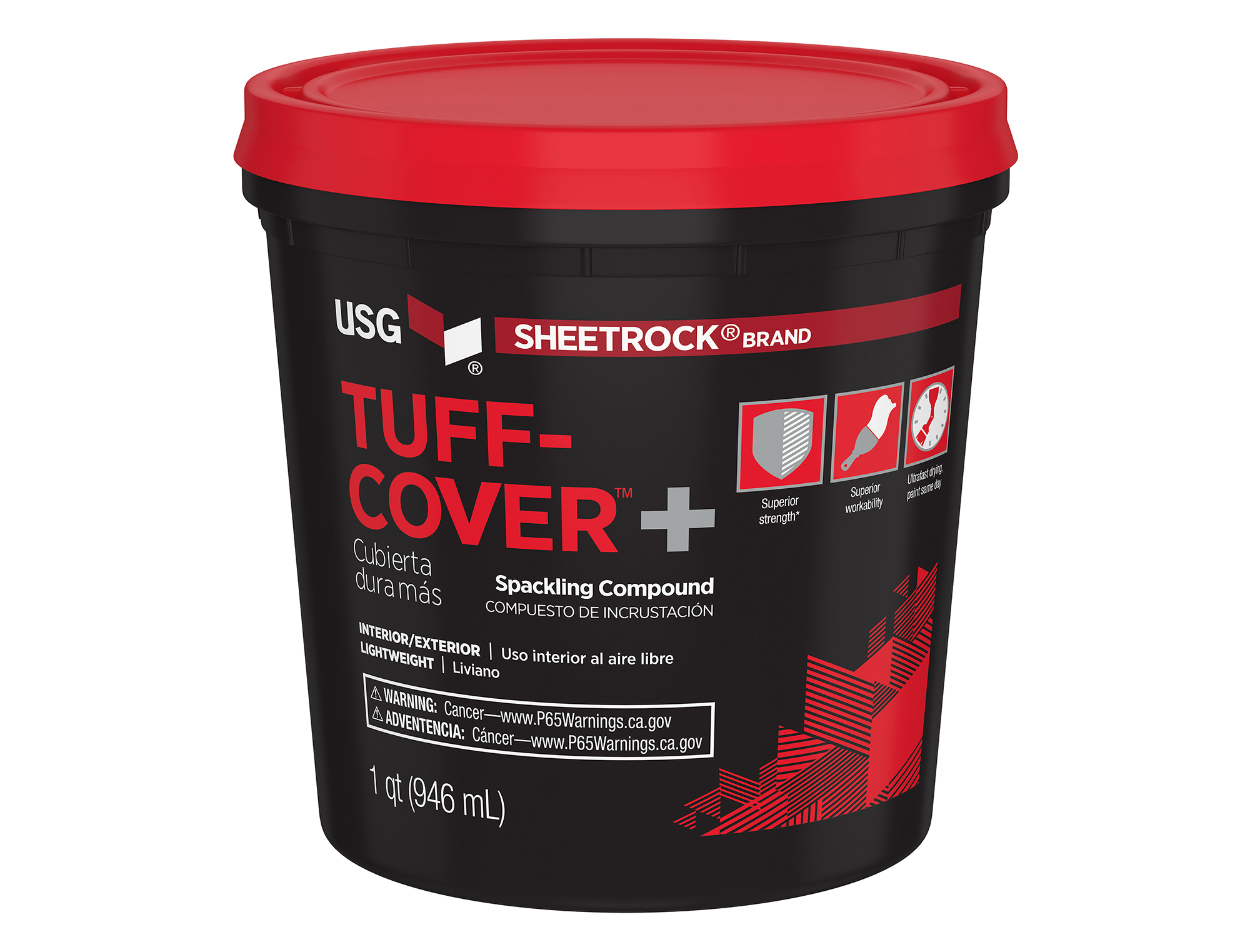 Sheetrock® Brand TuffCover+™ Spackling Compound USG