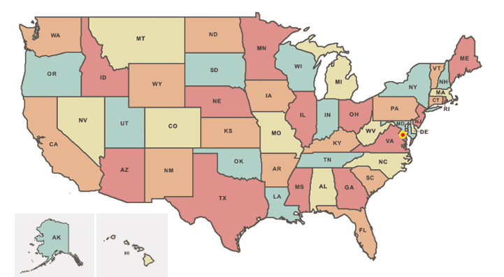 Click state for architectural representative information